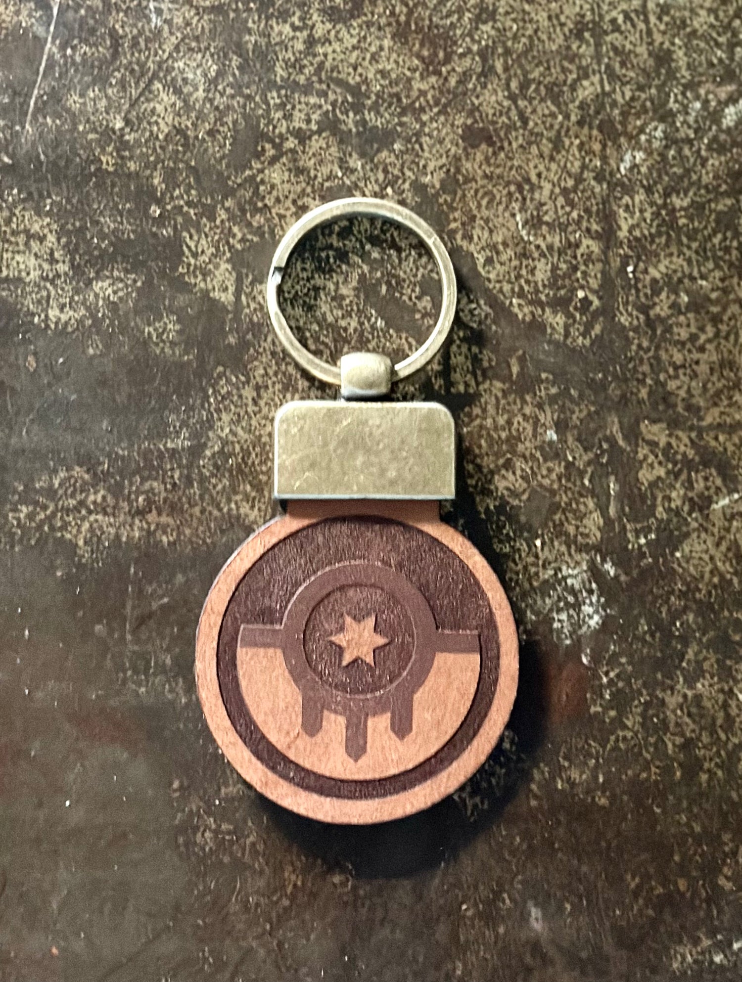 Leather and Brass Key Tags