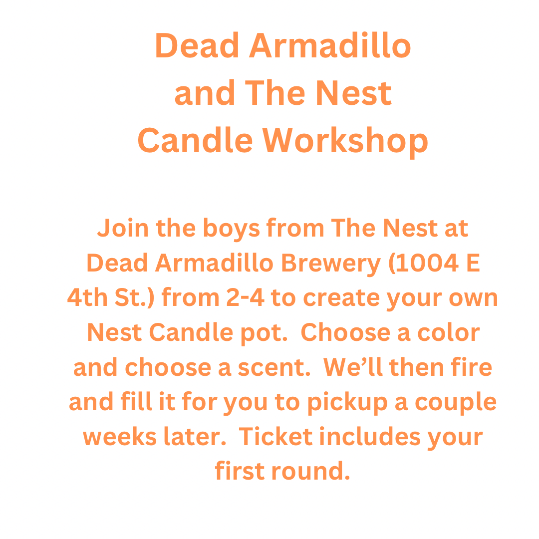 Dead Armadillo Candle Pot Workshop